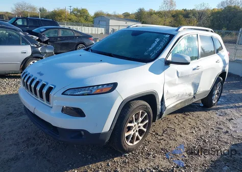 2018 Jeep Cherokee Latitude 4X4 из США, поврежденный, VIN 1C4PJMCB7JD528984